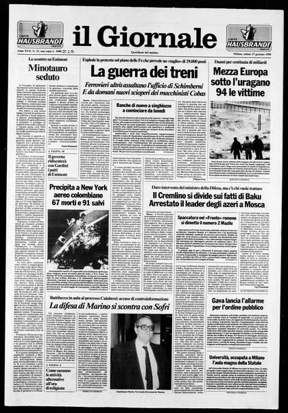 Il giornale : quotidiano del mattino